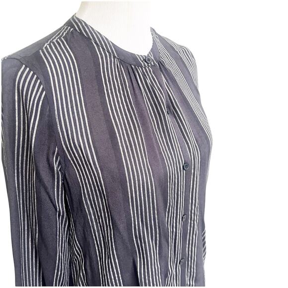 Rails Elouise Segrada Stripe Button Down Blouse Black White Size Small NWT - Picture 5 of 11